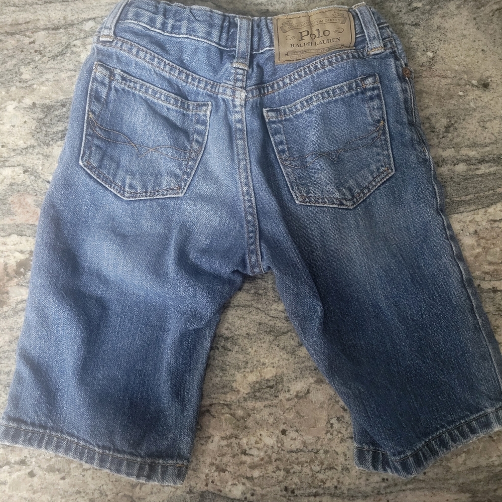 Polo Ralph Lauren Toddler Denim Jean Shorts Blue Casual Classic Playwear